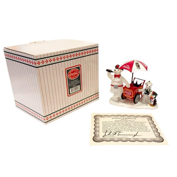 Coca Cola Heritage Collection Numbered Polar Bear "The Perfect Refreshment" 1999 - Picture 7 of 7